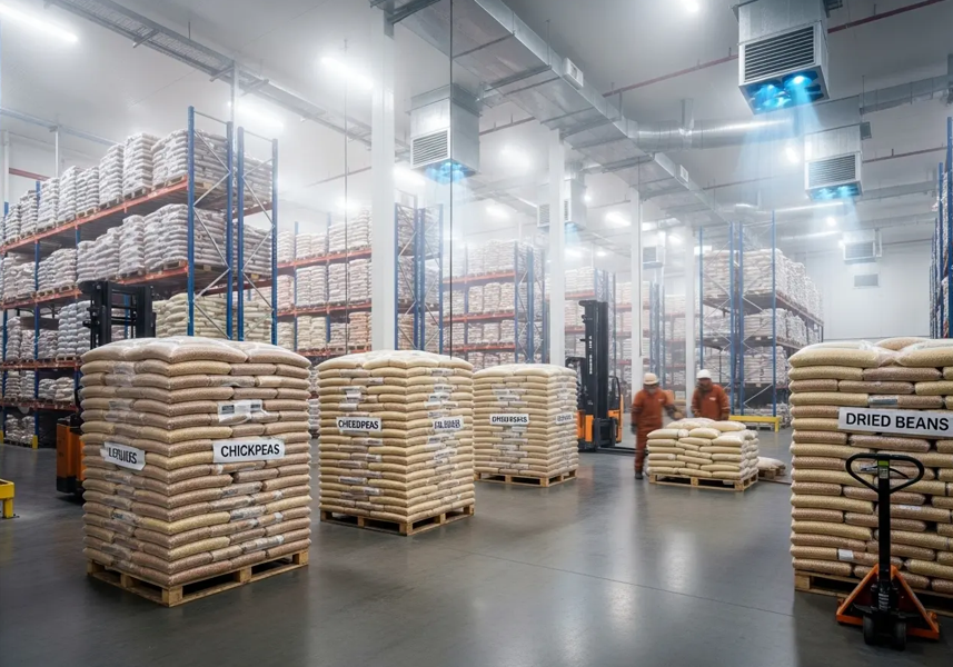 Pulses cold storage